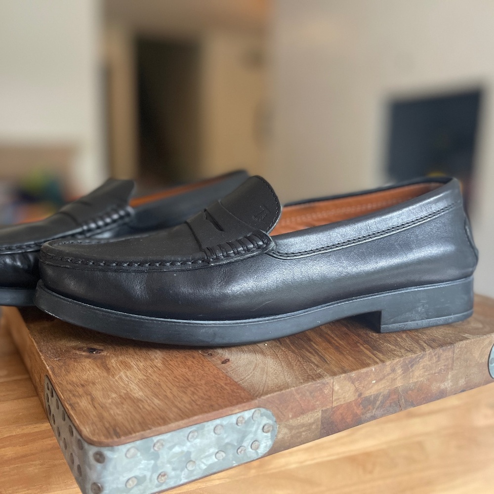 Tod's Black Leather Penny Loafer | Size 7.5